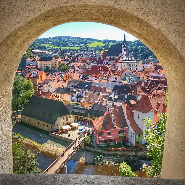 Viagem de Praga a Český Krumlov