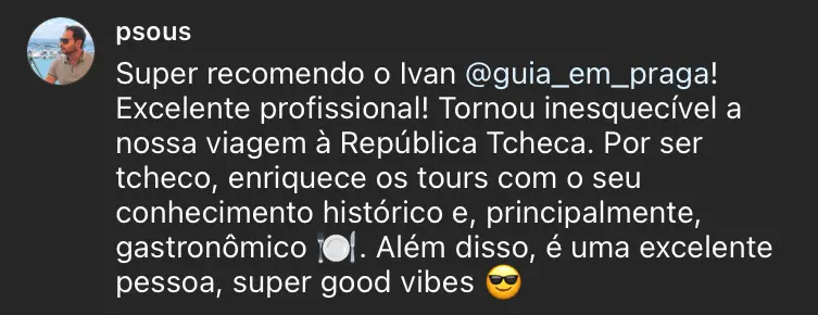 Depoimentos do Instagram - psous