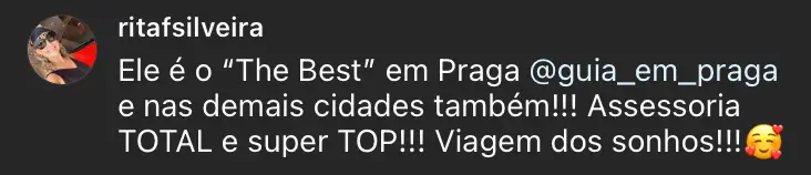 Depoimentos do Instagram - ritafsilveira